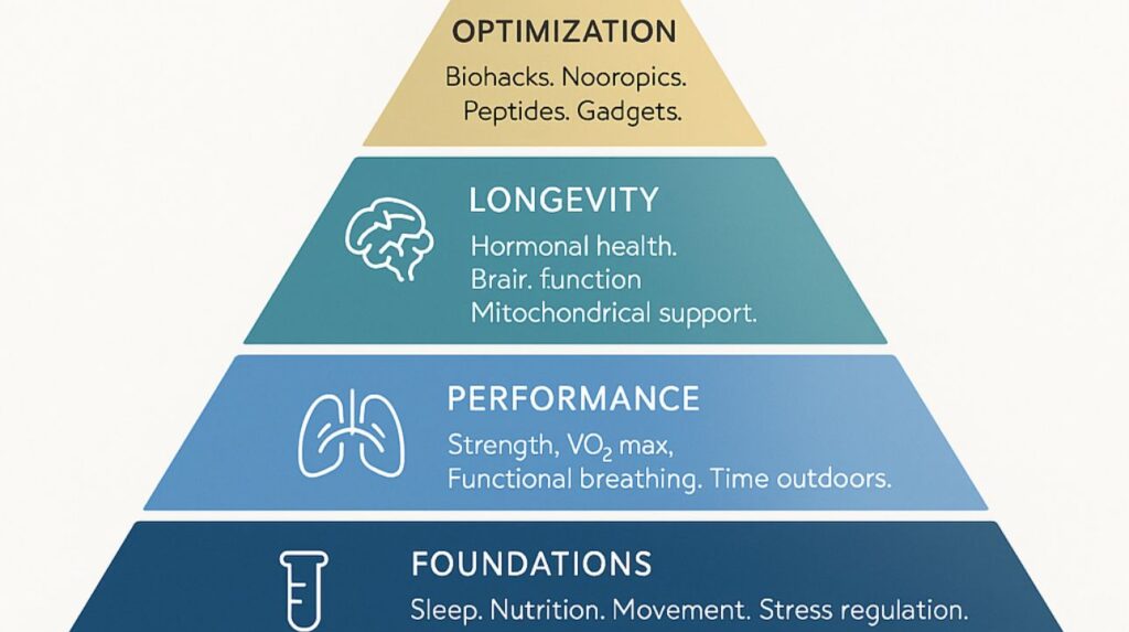 Powerful Levels of the Simple Health Hierarchy of Needs