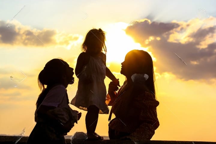 single mother rebuilding life with two daughters in a peaceful home