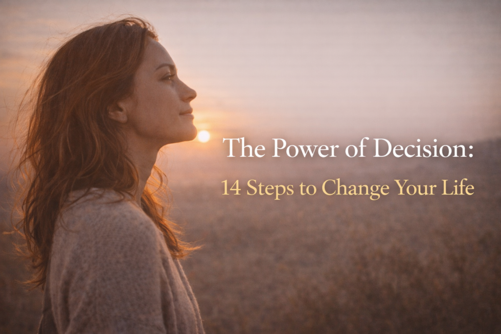 power of decision life change confidence growth